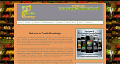 Desktop Screenshot of foodieknowledge.com